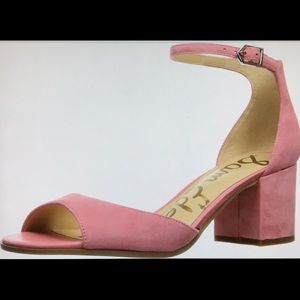 Sam Edelman Susie Block Heel Pink Sandal